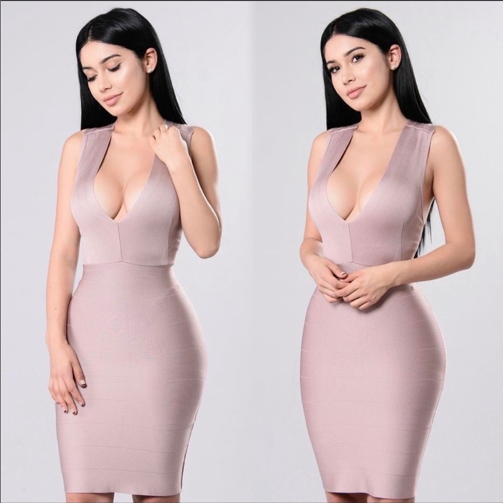 Mauve Bandage Dress